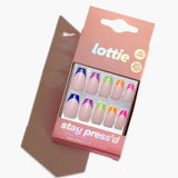 Lottie London Stay Press'D on Nails  - Neon Vibes GOODS Superdrug   