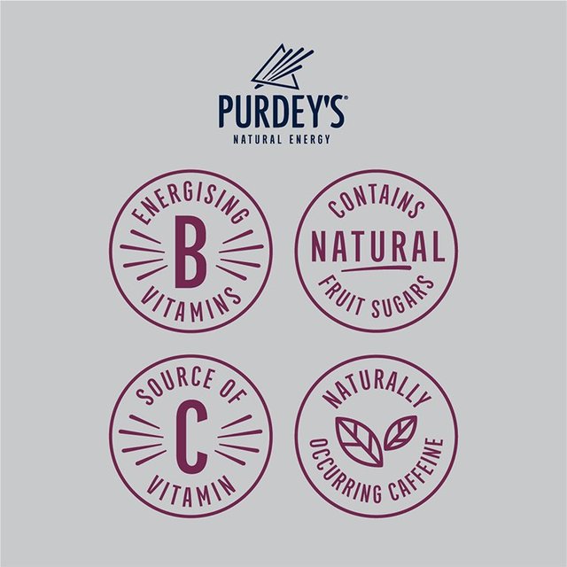 Purdey's Natural Energy Refocus Dark Fruits   4 x 250ml GOODS M&S   