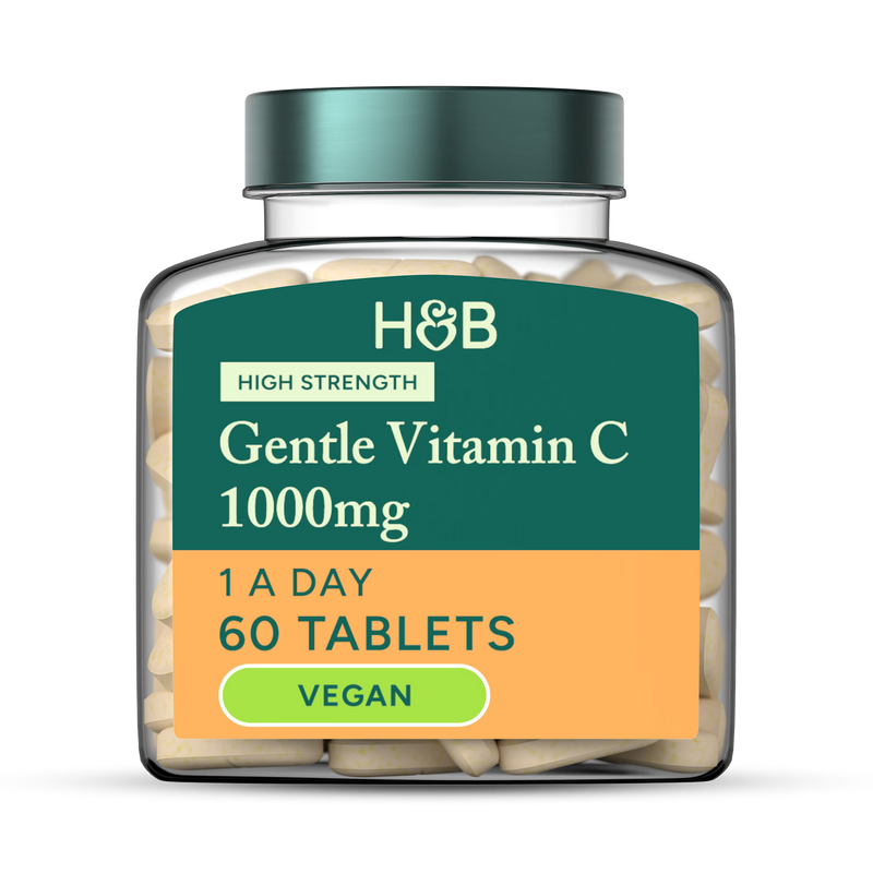 Holland & Barrett Gentle Vitamin C Tablets 1000mg 60 tablets, UK version