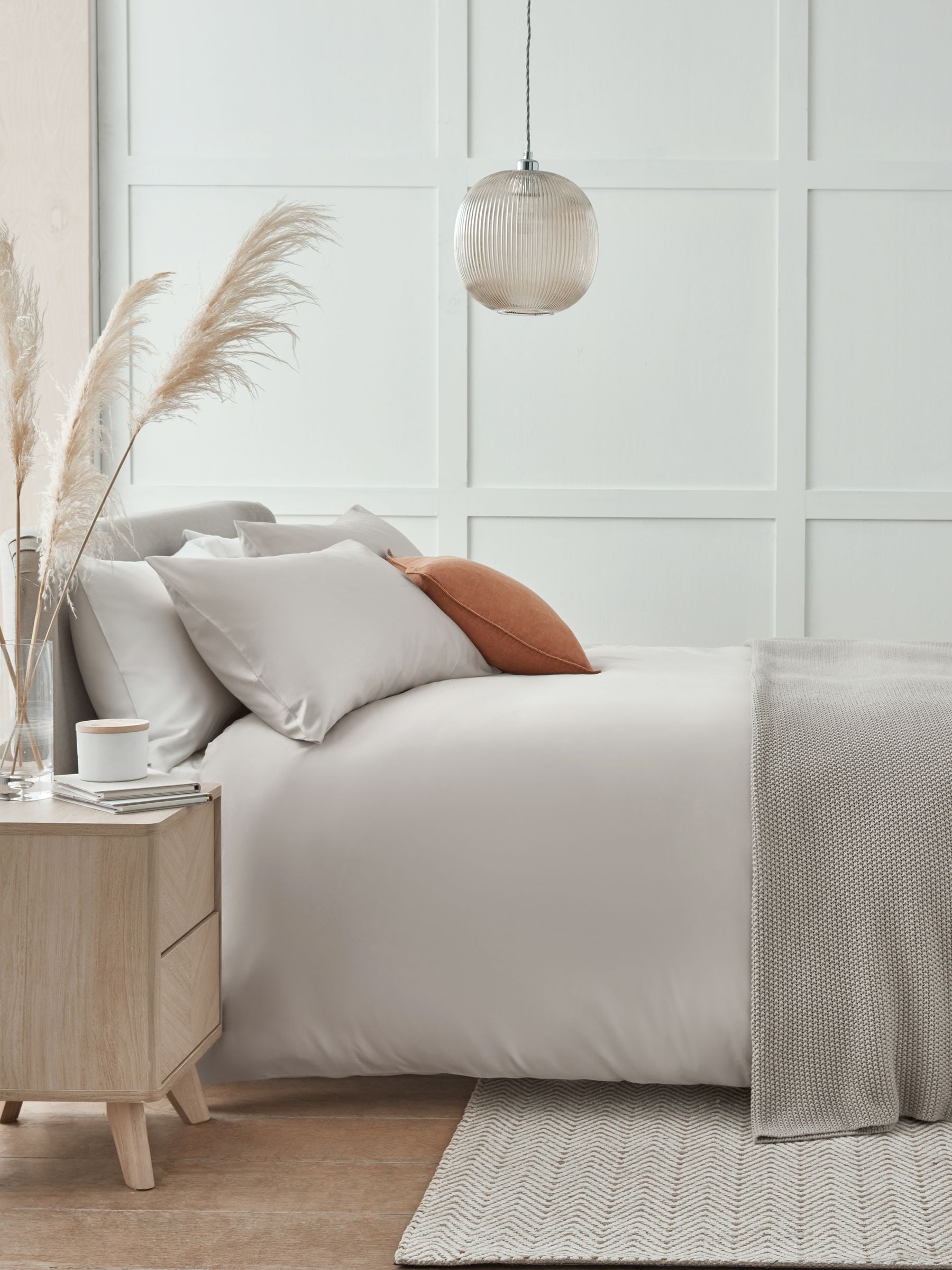 Egyptian cotton duvet cover set with 400 thread count (British brand)