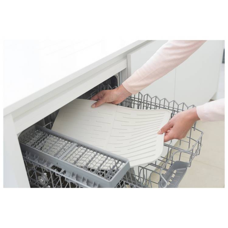 Brabantia silicone dish drying mat light grey, UK version