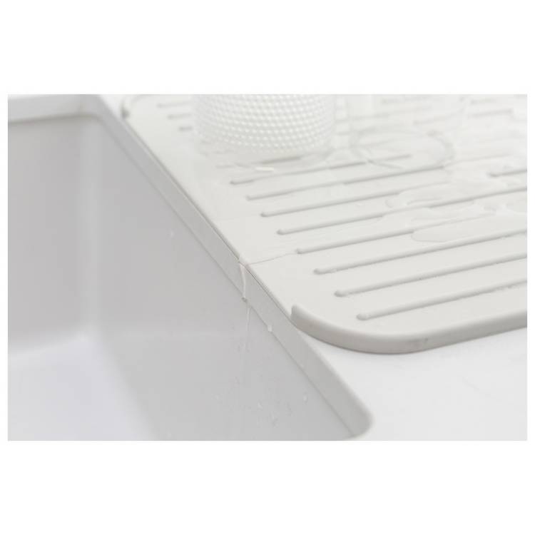 Brabantia silicone dish drying mat light grey, UK version