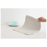 Brabantia silicone dish drying mat light grey, UK version