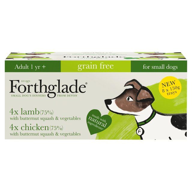 Forthglade Grain Free Adult Chicken & Lamb Small Wet Dog Food   8 x 150g GOODS M&S   