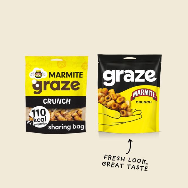 Graze Marmite Mixed Vegan Sharing Snacks   100g GOODS M&S   