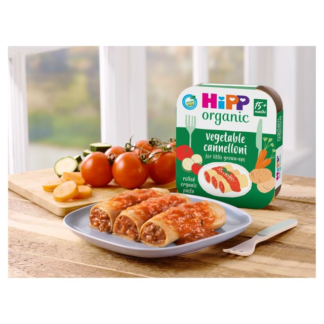 HiPP Organic Vegetable Cannelloni for little grown ups Tray Meal 15m+    250g GOODS M&S   