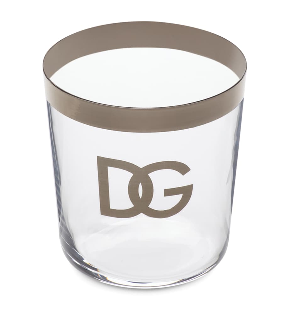 Dolce&Gabbana DG Logo glasses set of 2 with silver rim - British product