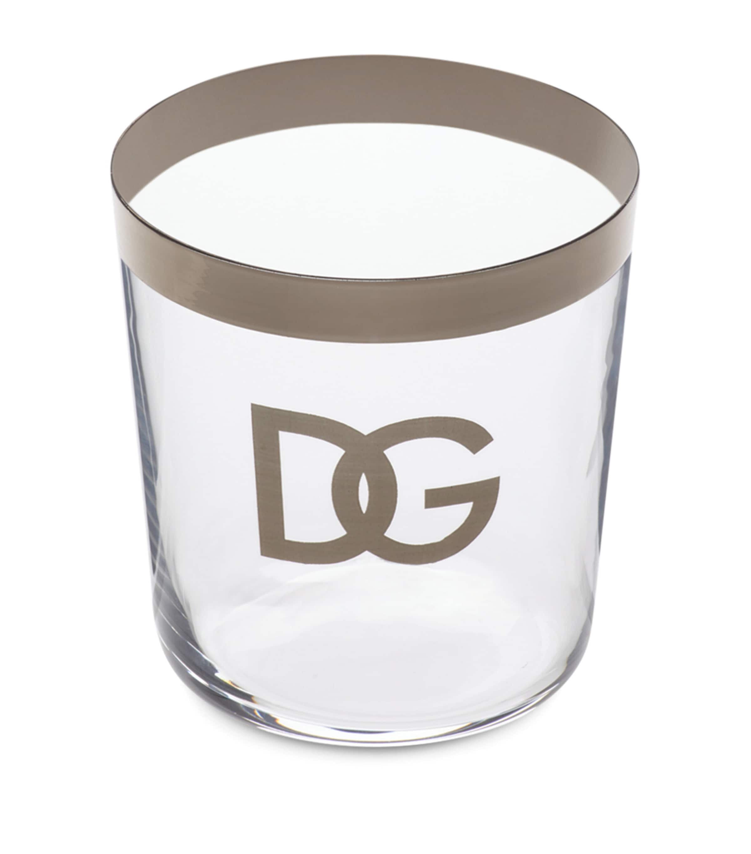 Dolce&Gabbana DG Logo glasses set of 2 with silver rim - British product