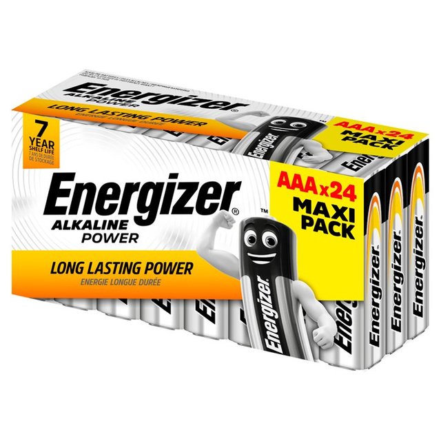 Energizer Alkaline Power AAA Batteries    24 per pack GOODS M&S   