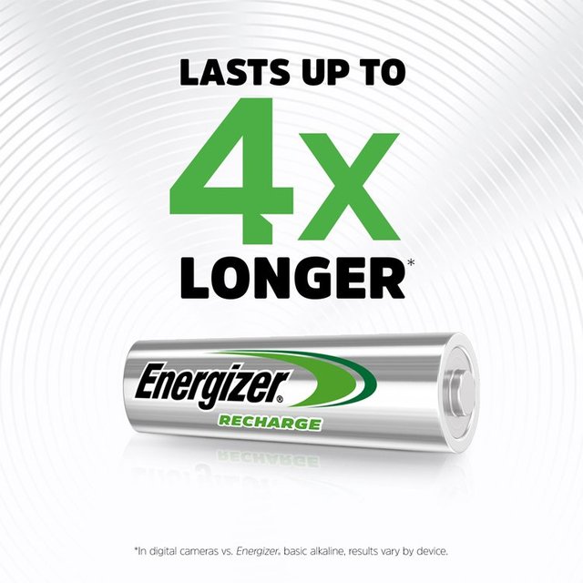 Energizer Power Plus AA Rechargeable Batteries   4 per pack GOODS M&S   