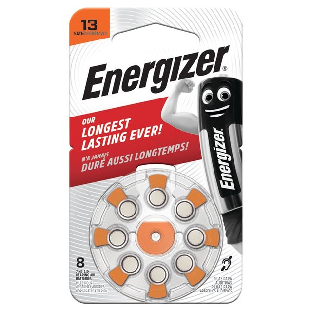 Energizer Hearing Aid batteries 13   8 per pack GOODS M&S   