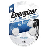 Energizer 2032 Ultimate Lithium Coin Battery   2 per pack GOODS M&S   