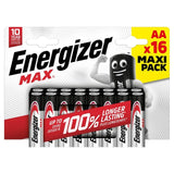 Energizer Max AA Batteries Alkaline   16 per pack GOODS M&S   