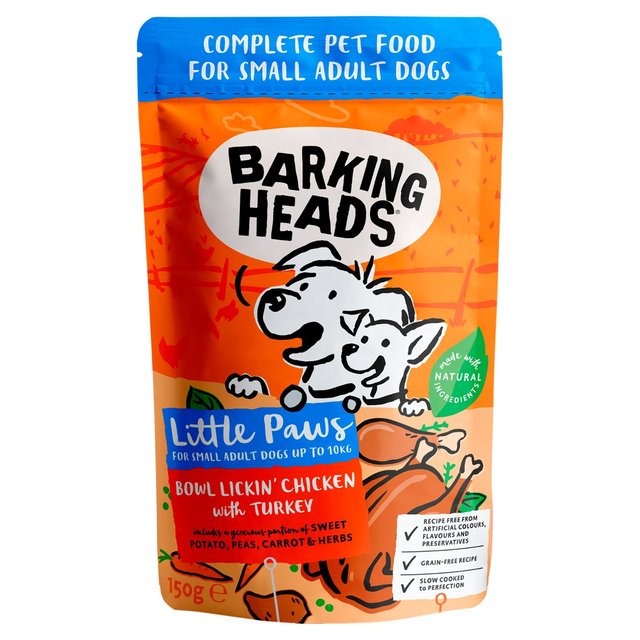 Barking Heads Little Paws Chicken with Turkey Wet Dog Food   150g GOODS M&S   