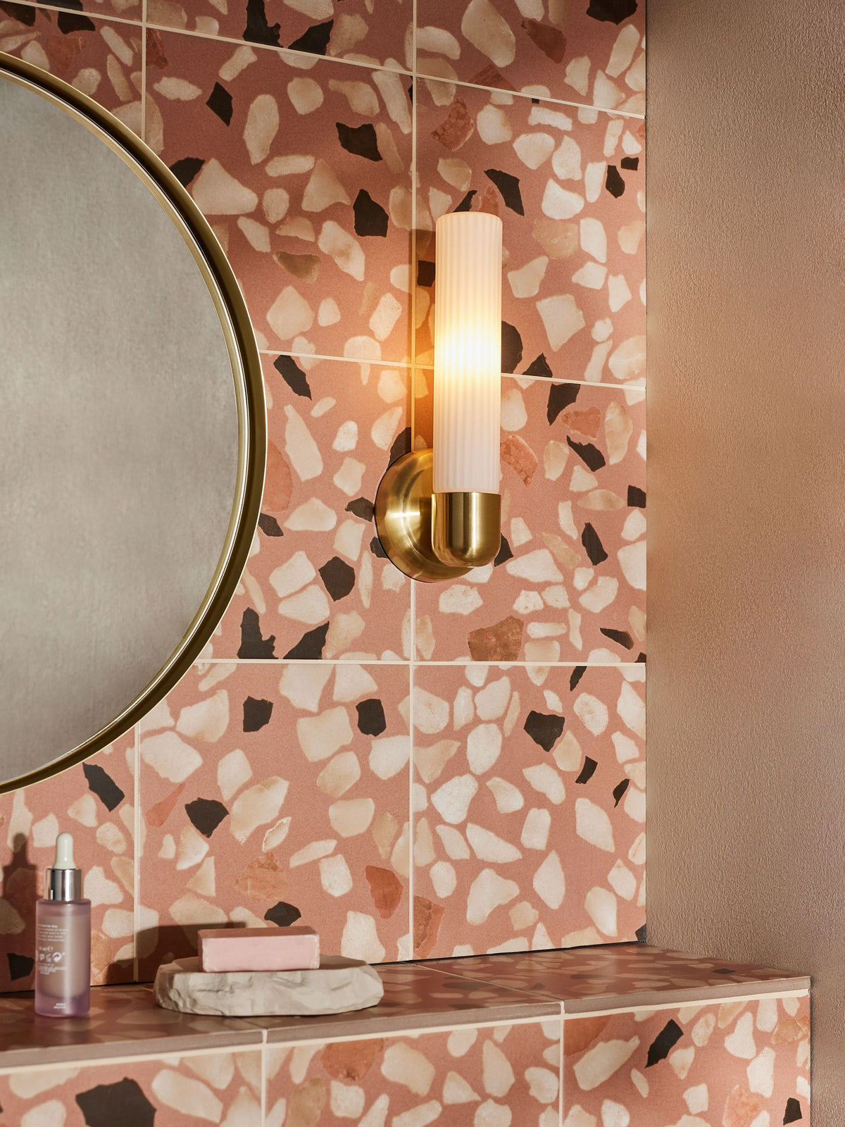 MADE.COM Brass Stella wall light 27cm, UK version