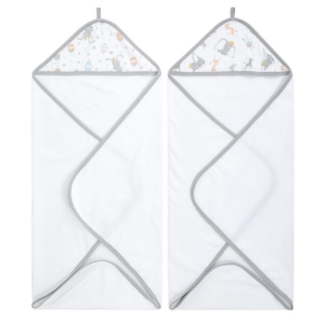 Aden + Anais Hooded Towel Dumbo   2 per pack GOODS M&S   