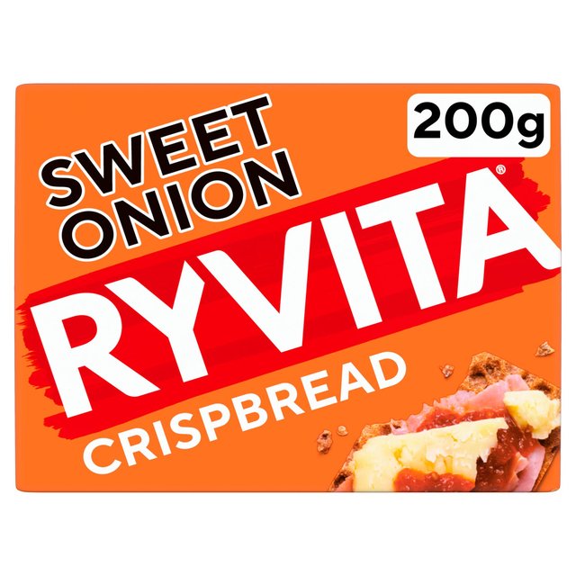 Ryvita Crispbread Sweet Onion Crackers   200g GOODS M&S   