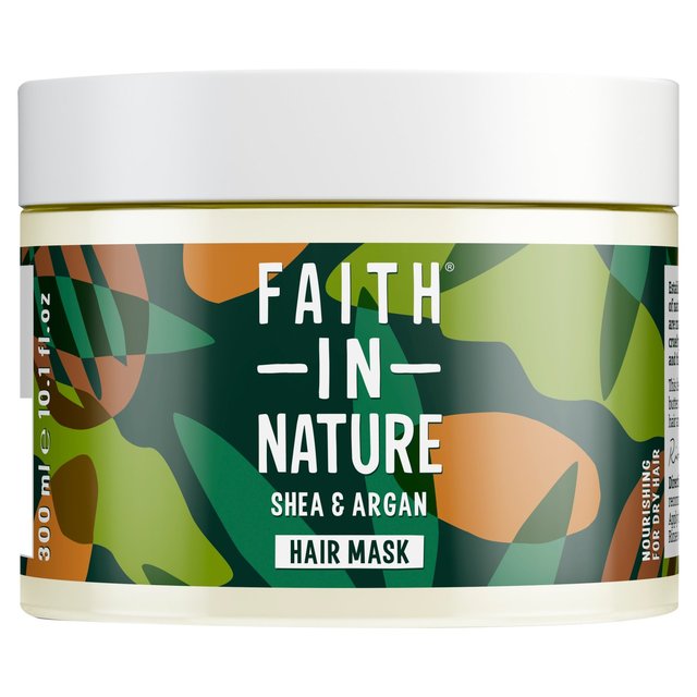 Faith in Nature Shea & Argan Nourishing Hair Mask   300ml GOODS M&S   