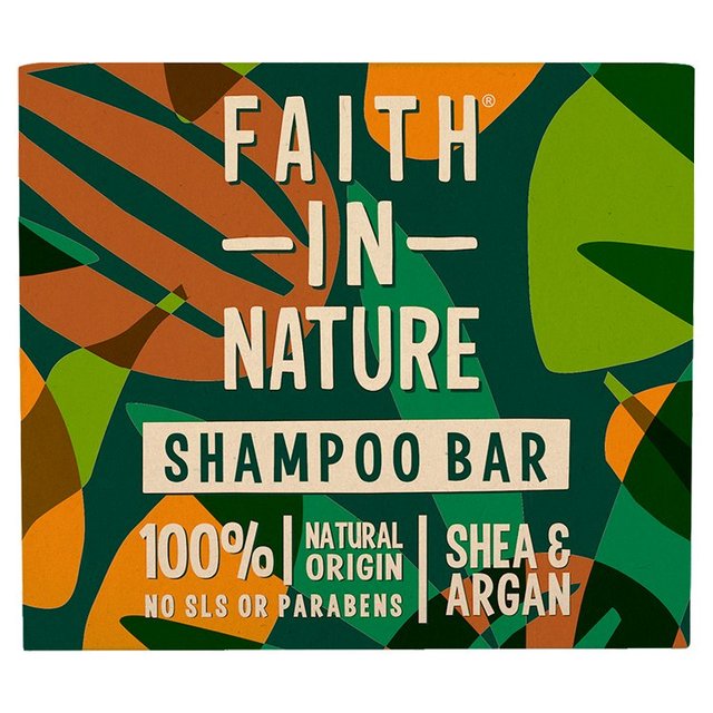 Faith in Nature Shea & Argan Shampoo Bar   85g GOODS M&S   