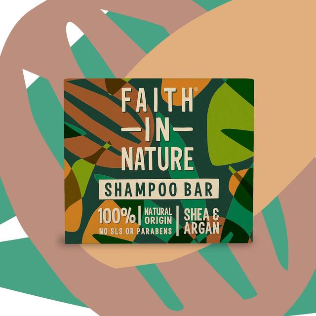 Faith in Nature Shea & Argan Shampoo Bar   85g GOODS M&S   