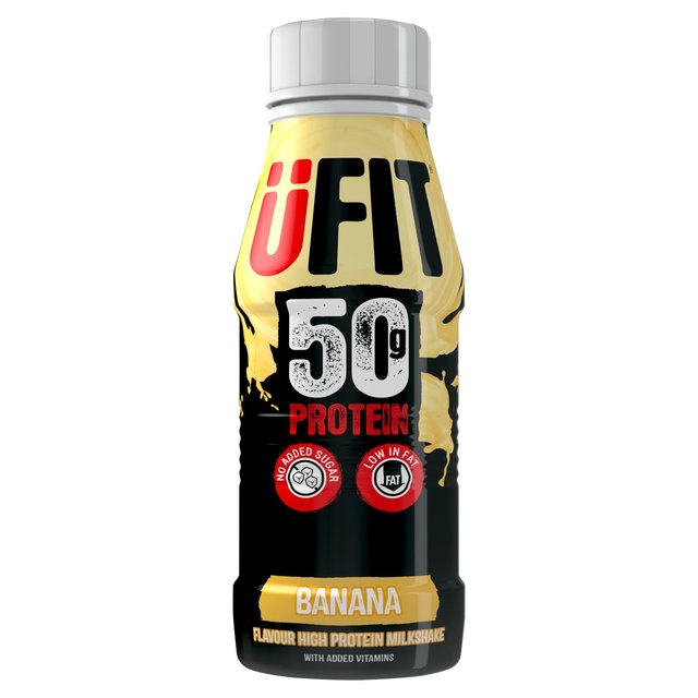 UFIT Banana 50g Protein Milkshake    500ml GOODS M&S   