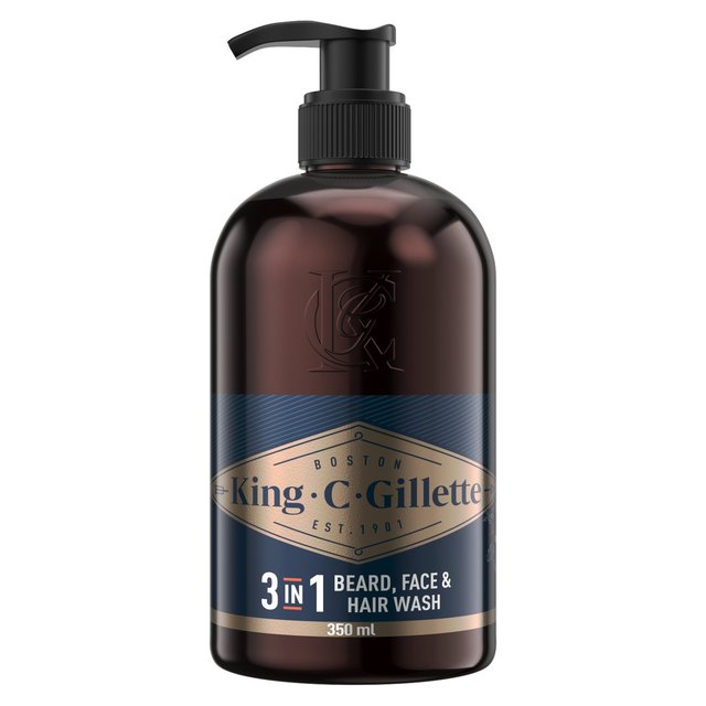 King C Gillette Beard & Face Wash    350ml