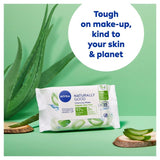 NIVEA Naturally Good Organic Aloe Vera Face Cleansing Wipes    25 per pack GOODS M&S   