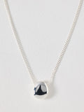 Oliver Bonas silver tone pebble pendant necklace (British brand)