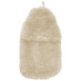 Hot water bottle and fur cover cream, imported from the UK