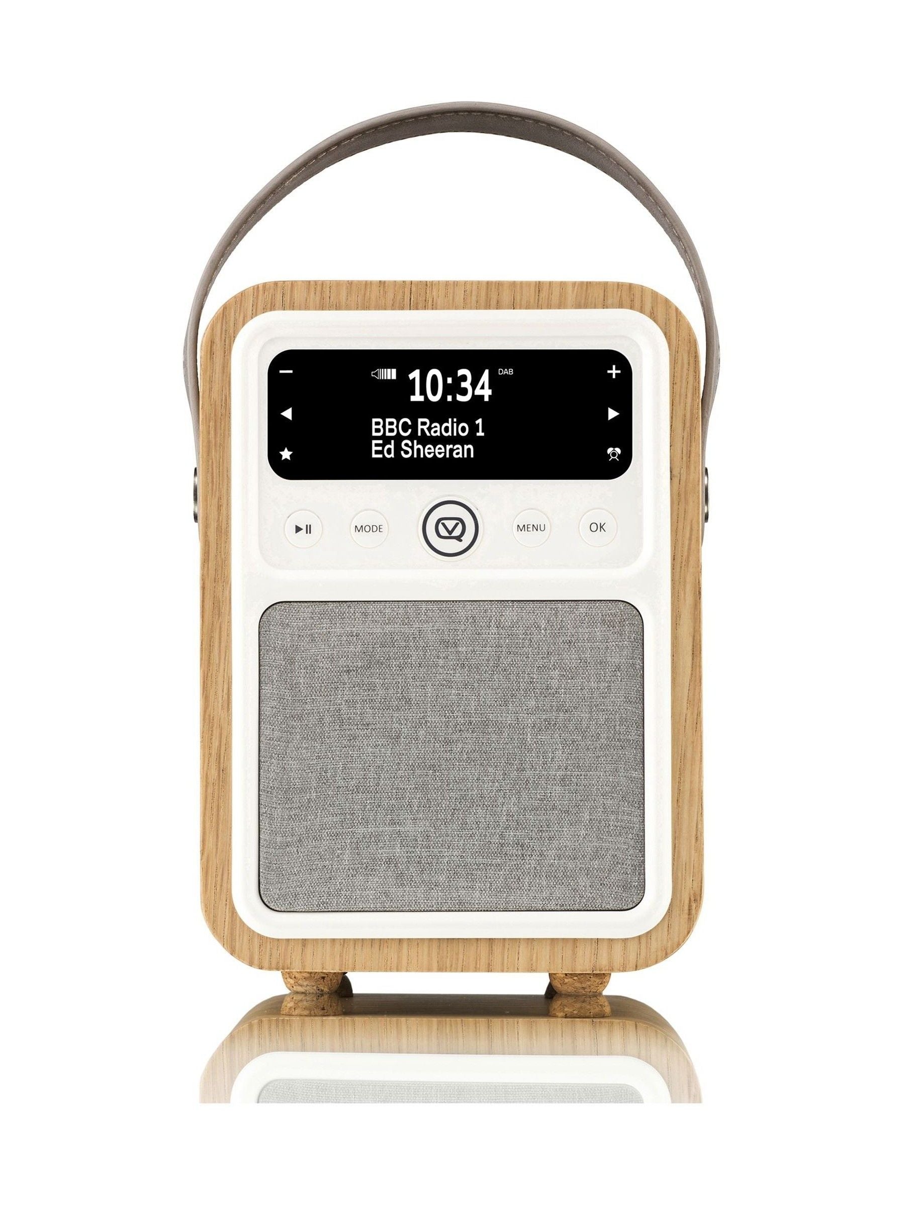 VQ Oak Monty DAB-Radio mit Holzgehäuse, UK-Version