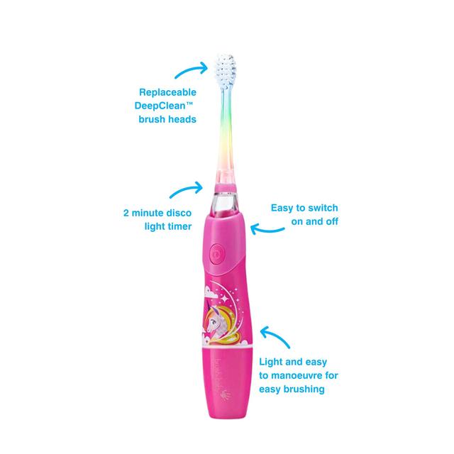 Brush-Baby KidzSonic Unicorn Electric Toothbrush 3+ Yrs GOODS M&S   