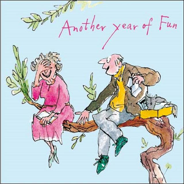 Quentin Blake Another Year Anniversary Card Perfumes, Aftershaves & Gift Sets M&S   