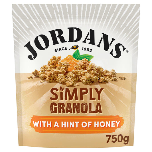 Jordans Simply Granola with a Hint of Honey Breakfast Cereal 750g cereals Sainsburys   