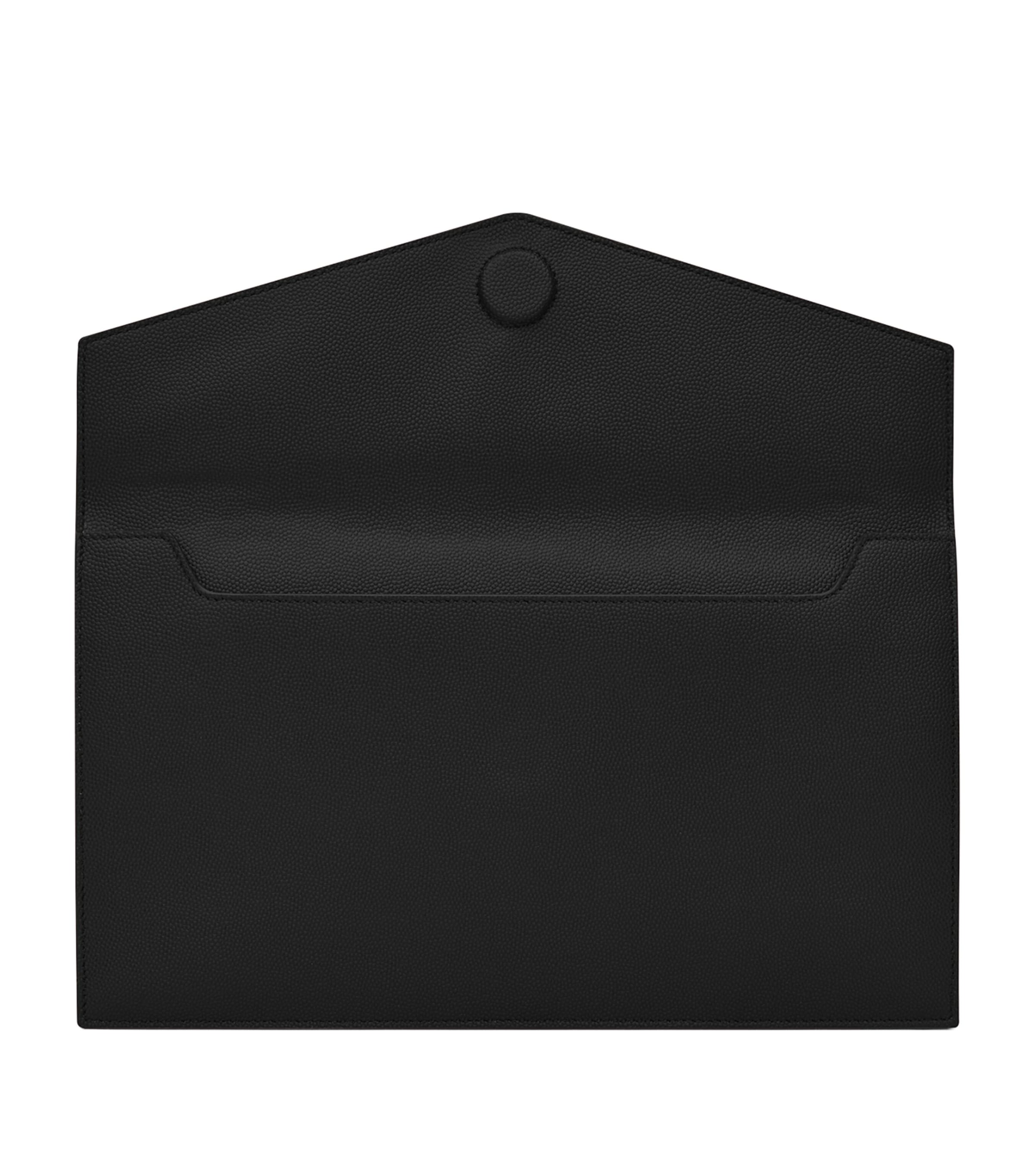 Saint Laurent Uptown clutch bag in grained leather, UK version
