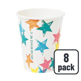 Star Recyclable Paper Party Cups   8 per pack GOODS M&S   