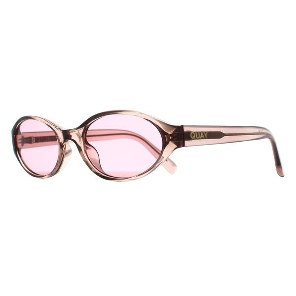 Quay Aura Points beige cat-eye sunglasses, UK version