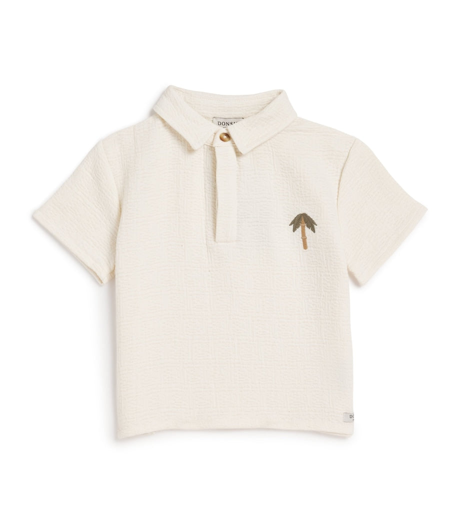 Donsje Palm Tree children's polo shirt (0 months-4 years) - British product