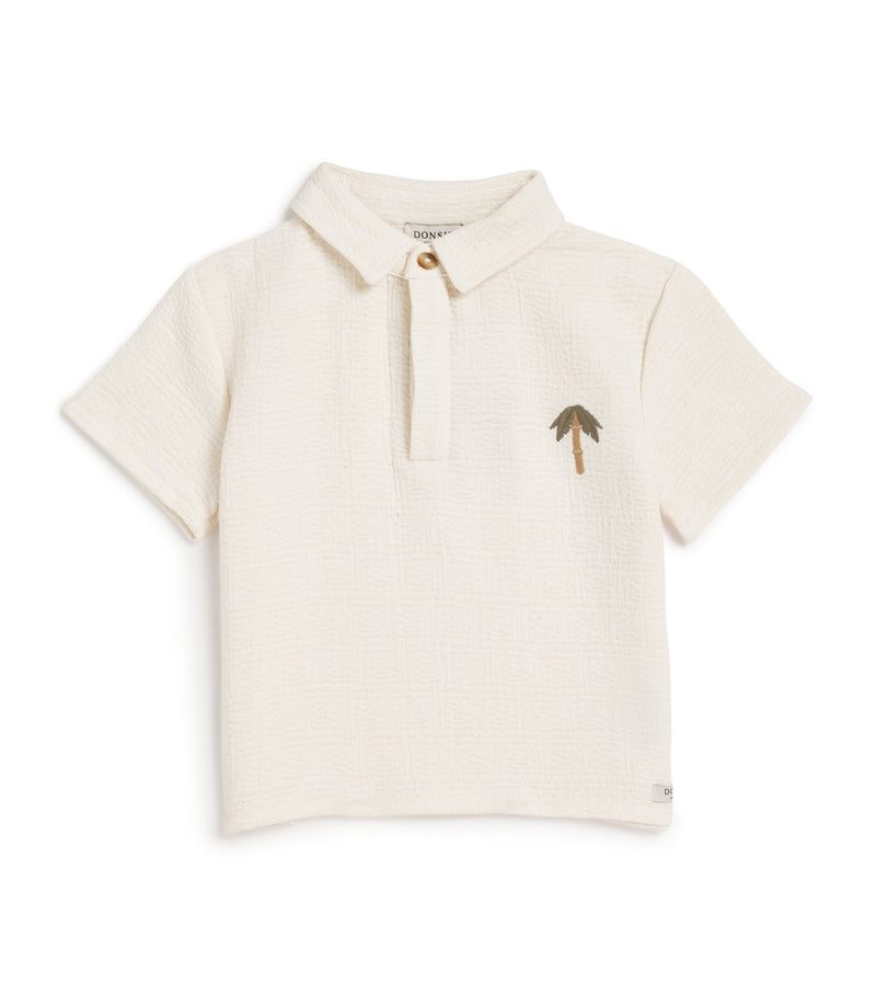 Donsje Palm Tree children's polo shirt (0 months-4 years) - British product
