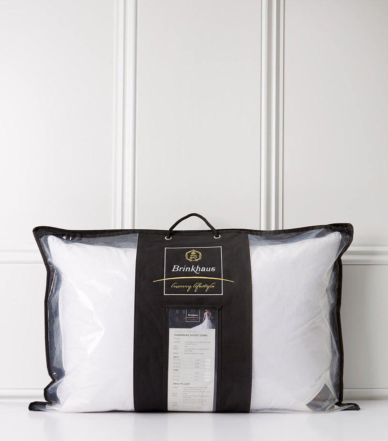 Brinkhaus Hungarian Goose Down Pillow 50cm x 75cm - British product