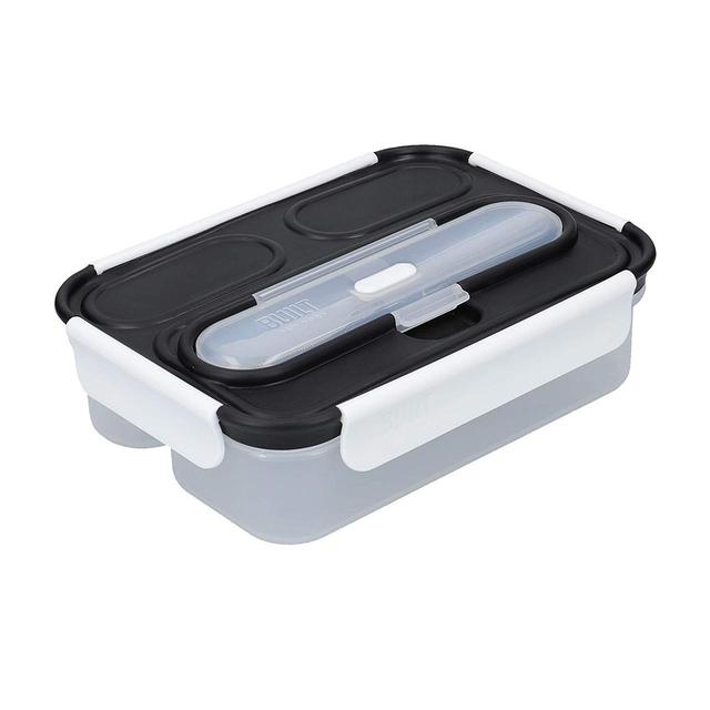 Built Professional Lunch Box With Stainless Steel Cutlery 1.05L GOODS M&S   