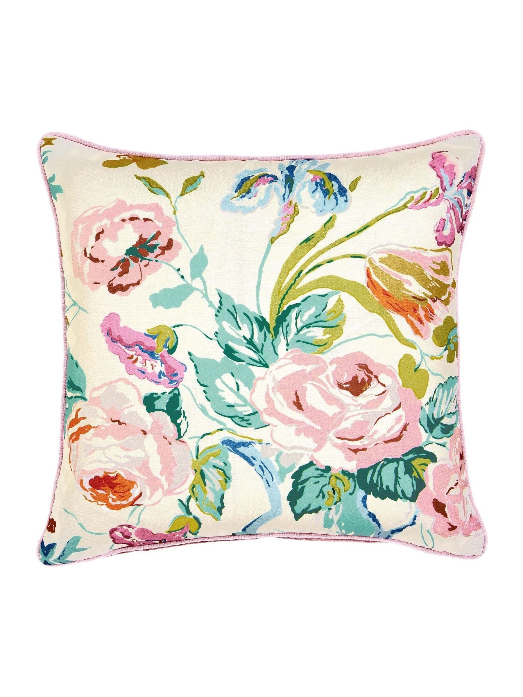 Land & Shore multi bloom outdoor cushion 45x45cm, UK version