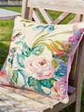 Land & Shore multi bloom outdoor cushion 45x45cm, UK version