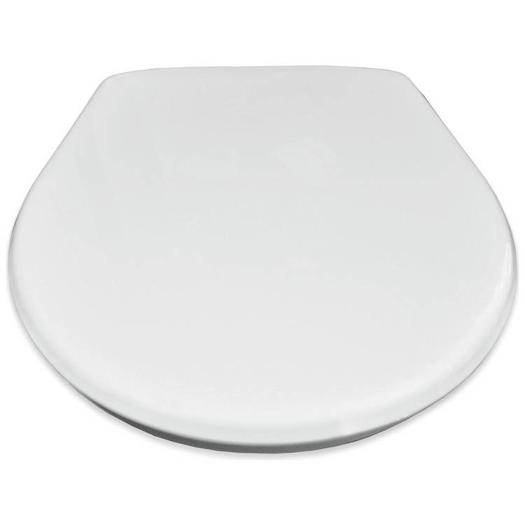 Bemis Ultra-Fix white toilet seat (British brand)