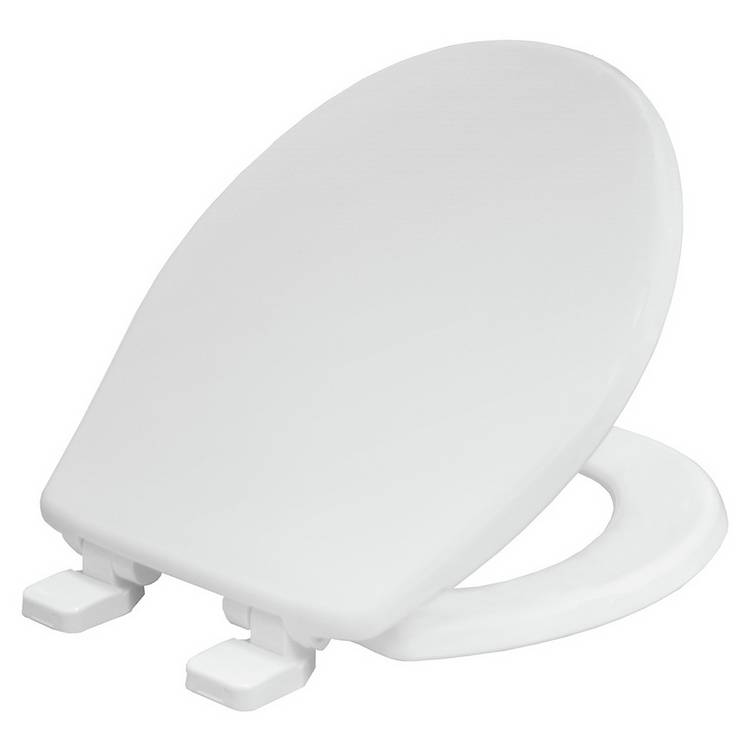 Bemis Ultra-Fix white toilet seat (British brand)
