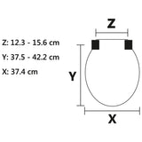 Bemis Ultra-Fix white toilet seat (British brand)
