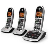 BT Big Button 4600 cordless telephone triple pack, UK version
