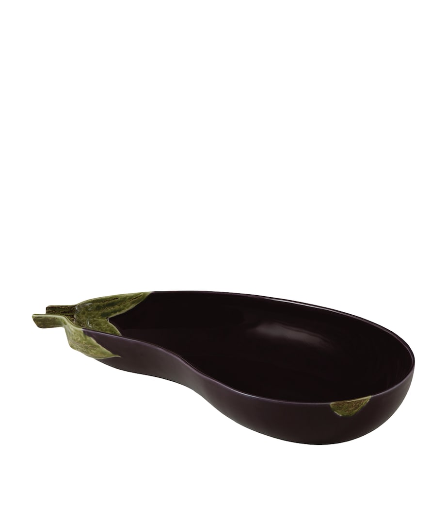 Bordallo Pinheiro Aubergine salad bowl 39cm - British product