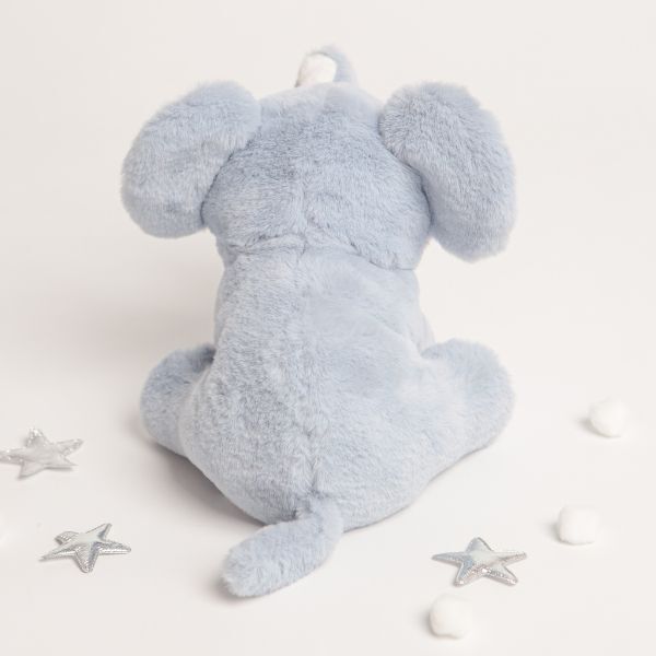 Babbico Gift Boxed Eddie The Elephant Blue Soft Plush Toy GOODS Superdrug   