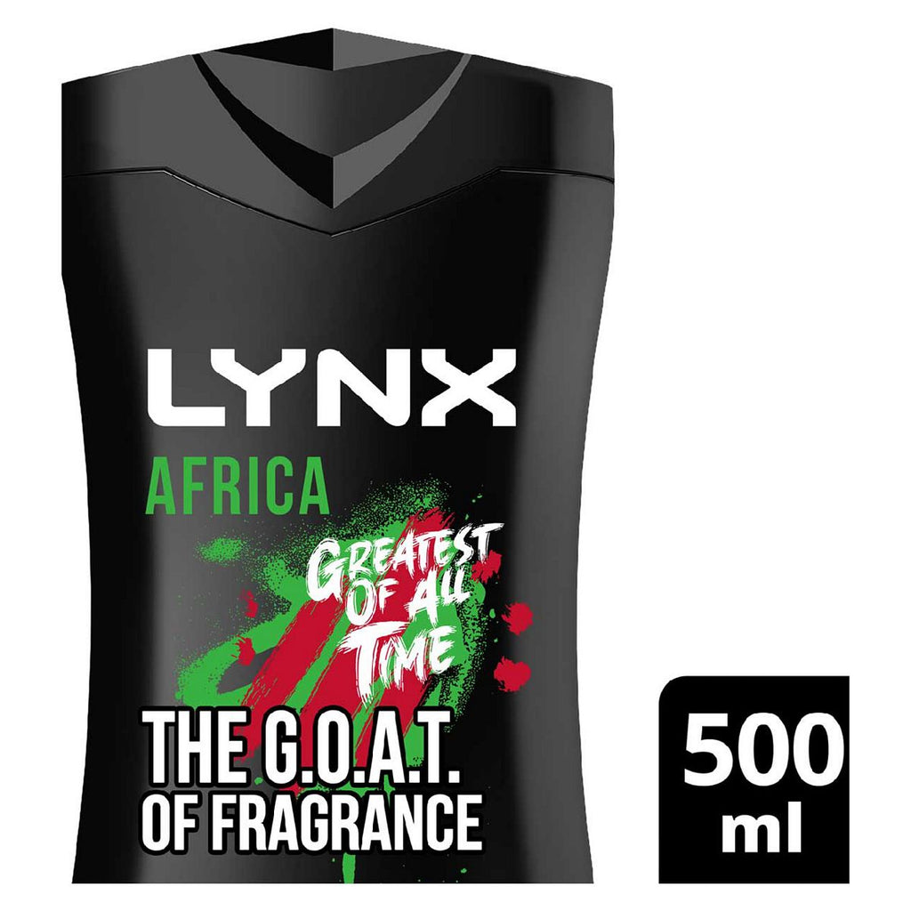 Lynx Bodywash XXL Africa Energy Boost Shower Gel 500 ml