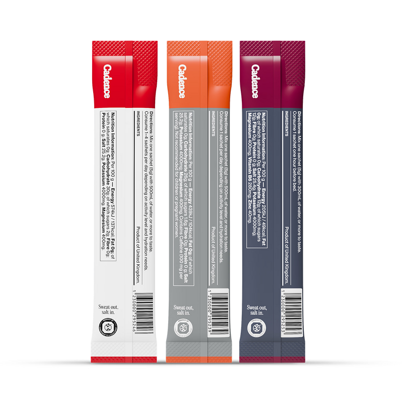 Cadence The Stack variety pack 30 sachets, UK version